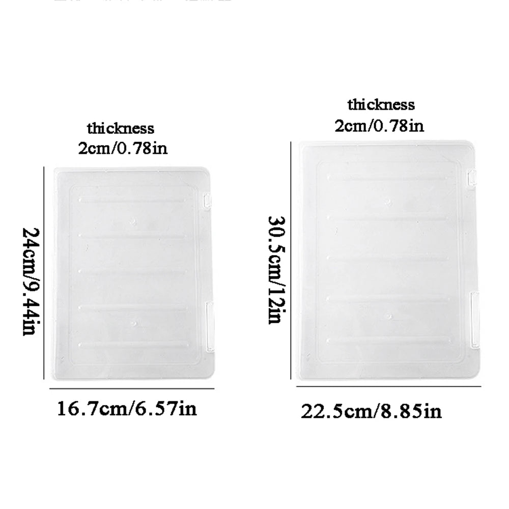 Transparent A4 File Folder File Organizer Box School Office Supplies Document Bag Household Certificate File Stationery Simple - Jerusalem Heart