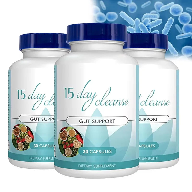 15-day Intestinal Cleansing and Detoxifying Capsules, Targeting The Overall Colon, Digestive Regulation, and Intestinal Health - Jerusalem Heart 