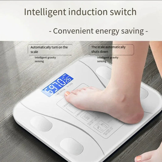 The Intelligent Application of The LED Digital Body Fat Scale Is Synchronized with The Battery Power of The Electronic Scale - Jerusalem Heart 