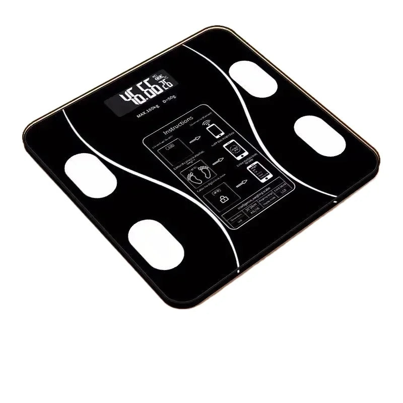 The Intelligent Application of The LED Digital Body Fat Scale Is Synchronized with The Battery Power of The Electronic Scale - Jerusalem Heart 