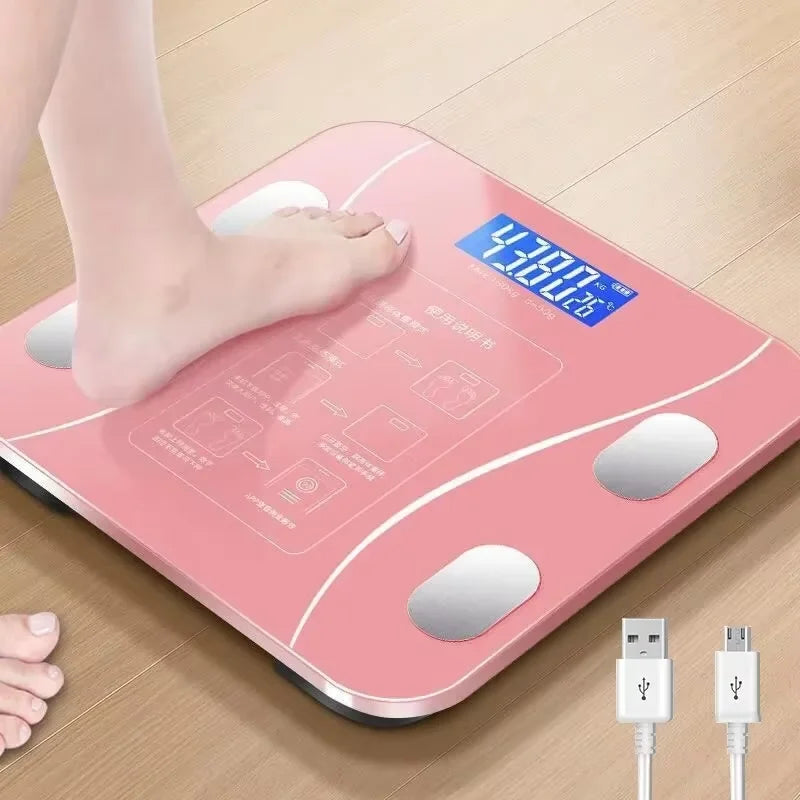 High-precision weight scale for weight loss can be connected to mobile phone intelligent and accurate Bluetooth body fat scale - Jerusalem Heart 