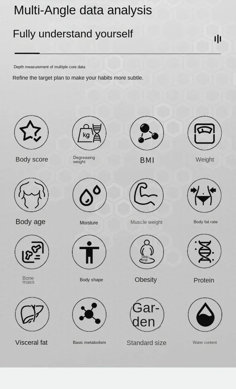 High-precision weight scale for weight loss can be connected to mobile phone intelligent and accurate Bluetooth body fat scale - Jerusalem Heart 