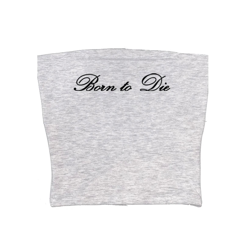 Women's Sleeveless Camisole Y2K Sexy Lace Streetwear Hip Hop Punk Rock vintage Emo Girls Chic Letter Print Gothic Slim baby Tops - Jerusalem Heart 