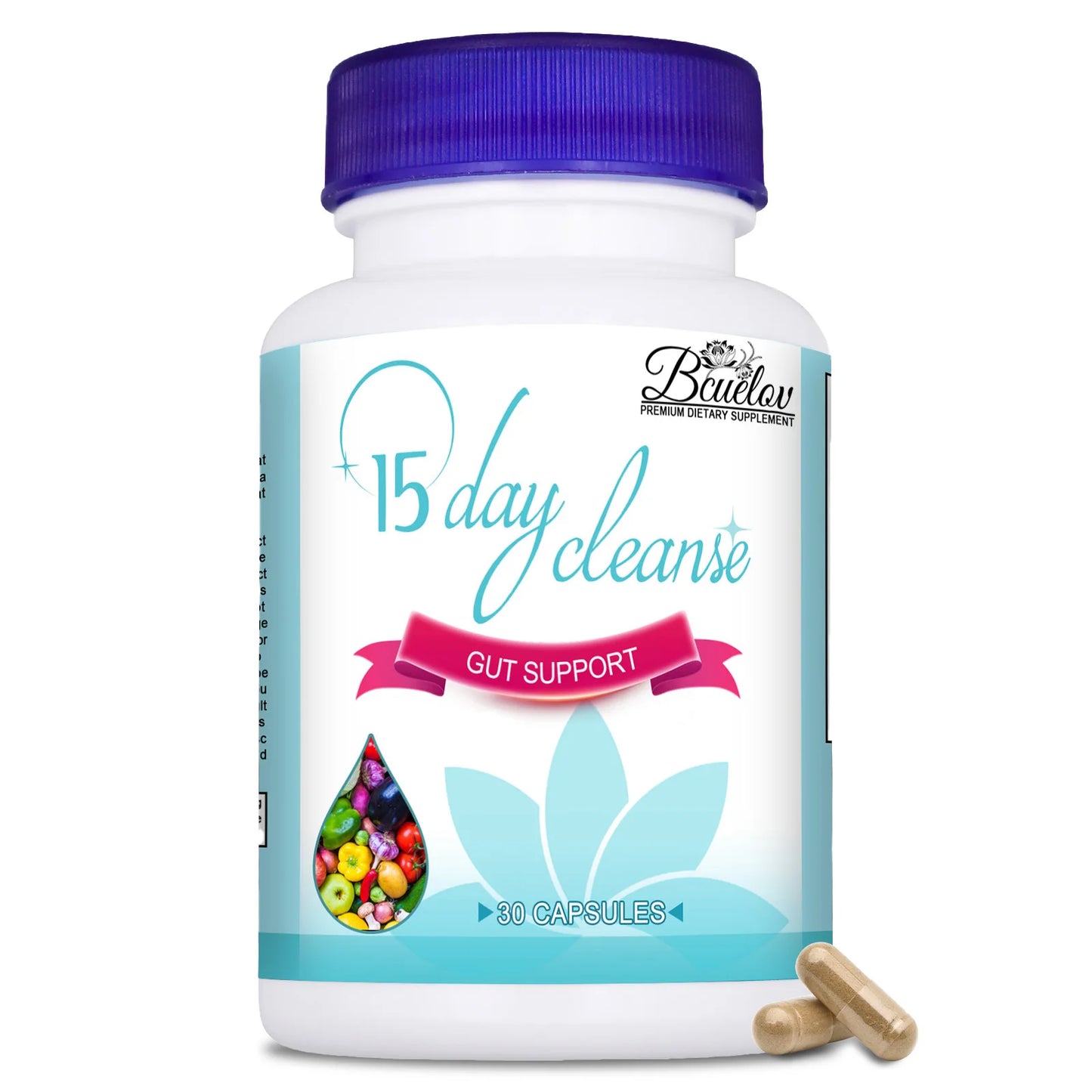 15-day Intestinal Cleansing and Detoxifying Capsules, Targeting The Overall Colon, Digestive Regulation, and Intestinal Health - Jerusalem Heart 
