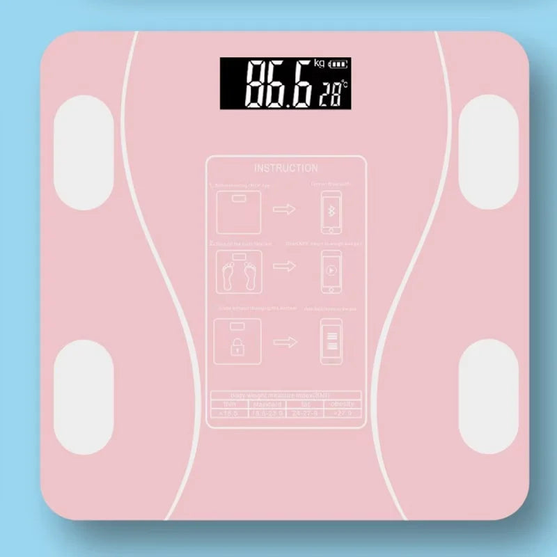 High-precision weight scale for weight loss can be connected to mobile phone intelligent and accurate Bluetooth body fat scale - Jerusalem Heart 