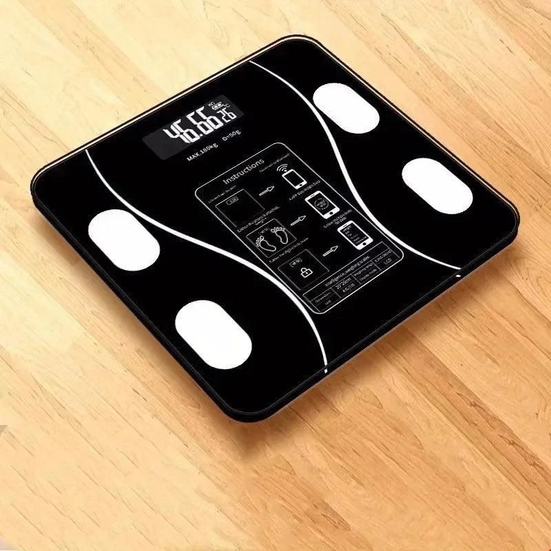 The Intelligent Application of The LED Digital Body Fat Scale Is Synchronized with The Battery Power of The Electronic Scale - Jerusalem Heart 
